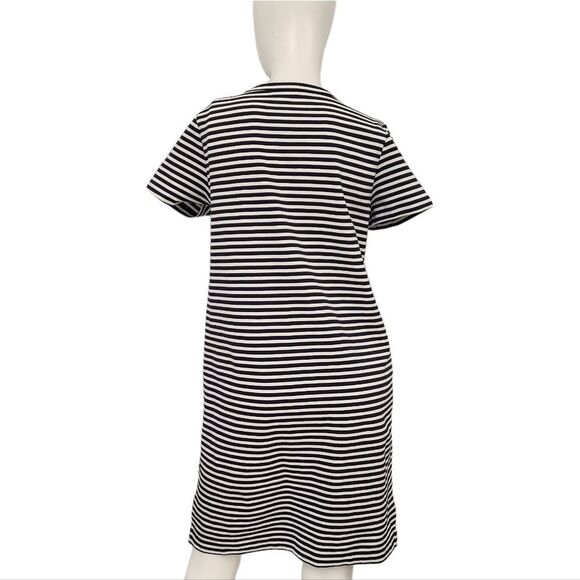 J Crew Striped Nautical Dress size Small Black and White - Picture 5 of 8